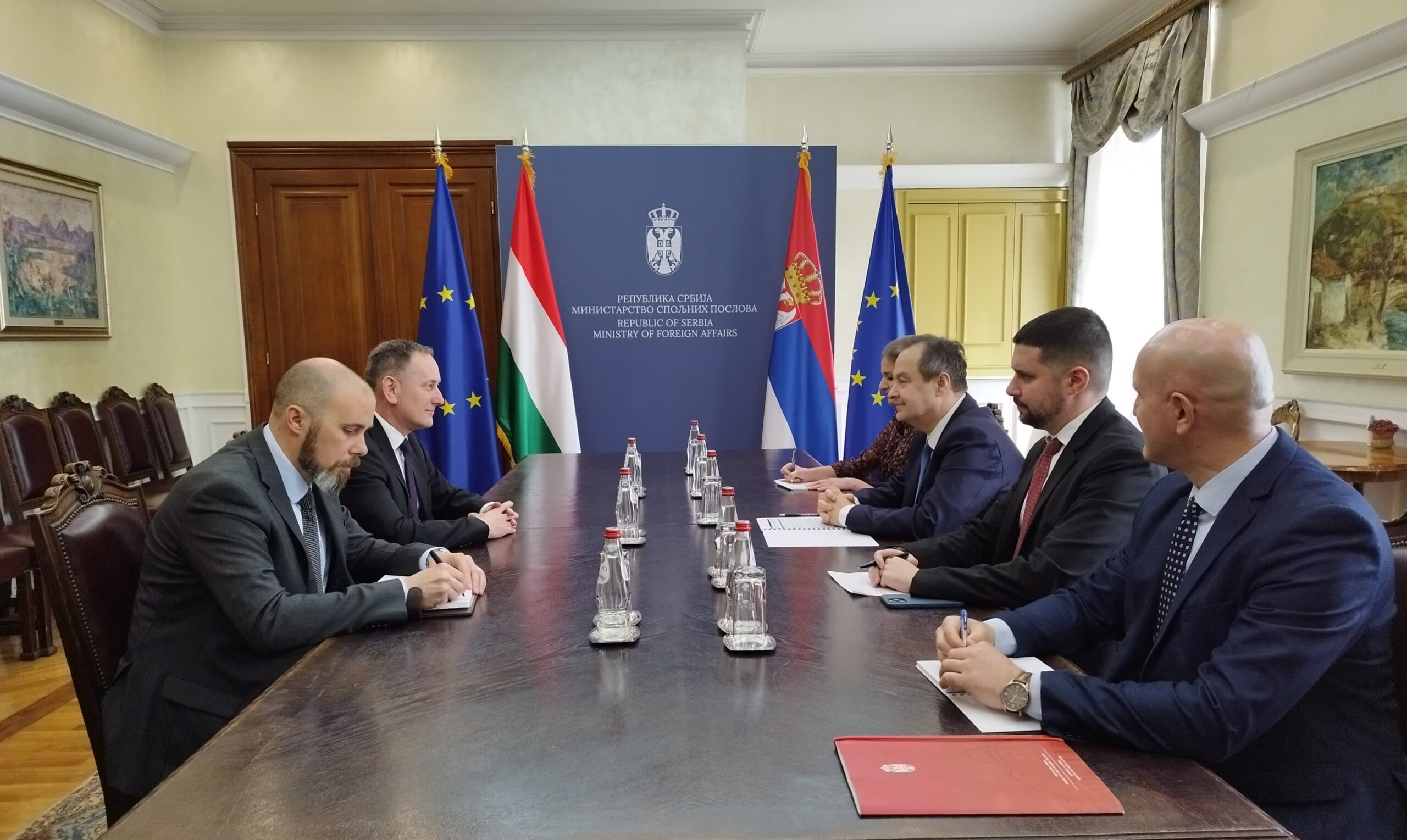 Министар Дачић разговарао са амбасадором Мађарске