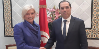 Тунис:-Састанак-амбасадорке-Иванчић-са-државним-секретаром-у-Министарству-иностраних-послова,-миграција-и-Тунижана-у-иностранству