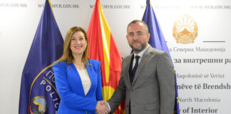 Скопље:-Састанак-амбасадорке-Јовановић-са-министром-унутрашњих-послова-Северне-Македоније