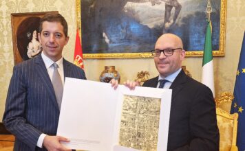 Ђурић-са-председником-Представничког-дома-парламента-Италије