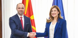 Скопље:-Састанак-амбасадорке-Јовановић-са-министром-одбране-Републике-Северне-Македоније