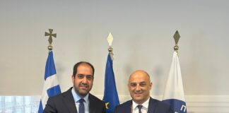 Атина:-Амбасадор-Недељковић-са-министром-за-климатску-кризу-и-цивилну-заштиту-Грчке