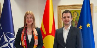 Скопље:-Опроштајни-састанак-амбасадорке-Јовановић-са-министром-иностраних-послова-и-спољне-трговине-Северне-Македоније