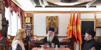 Скопље:-Опроштајни-састанак-амбасадорке-Јовановић-са-поглаваром-Македонске-православне-цркве-–-Охридске-архиепископије