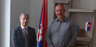 Љубљана:-Амбасадор-Војводић-са-председником-Савеза-српских-друштава-Словеније