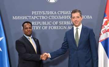 Министар-Ђурић-са-шефом-дипломатије-Сомалије-Абди-Алијем