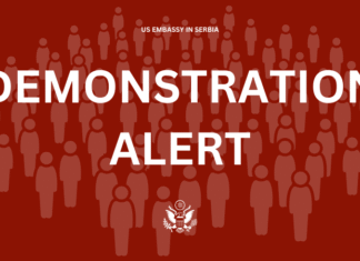 demonstration-alert –-us.-embassy-belgrade-–-september-18,-2025