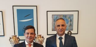 Бразилија:-Амбасадор-Ристић-са-шефом-међународних-послова-Владе-Државе-Сао-Пауло